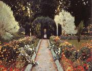 Prats, Santiago Rusinol A Garden in Aranjuez china oil painting reproduction
